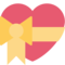 Heart With Ribbon emoji on Twitter